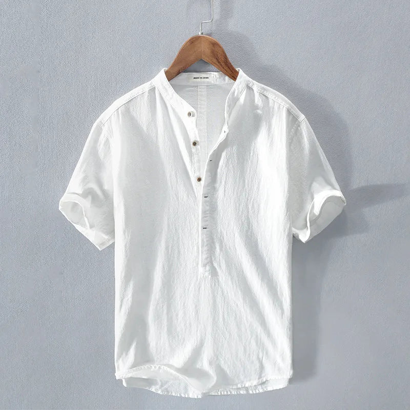 Eli™ | Men's Casual Summer Shirt White