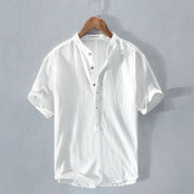 Eli™ | Men's Casual Summer Shirt White