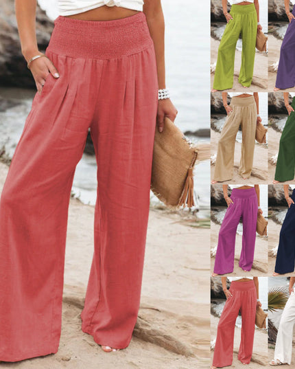 Lea Blanchet® Stylish Trousers Red S Trousers