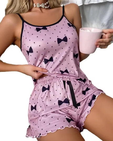 Women’s Large-Size Summer Pajama Set Women's Tops