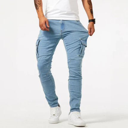 Carter™ | Urban Cargo Pants Light Blue