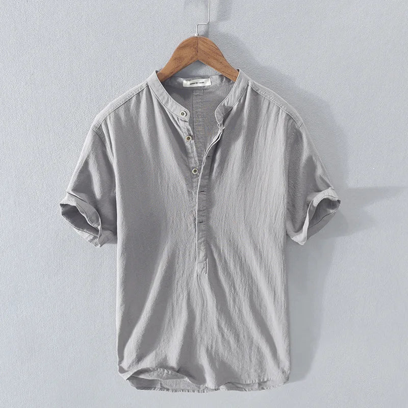Eli™ | Men's Casual Summer Shirt Gray
