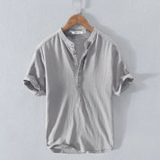 Eli™ | Men's Casual Summer Shirt Gray
