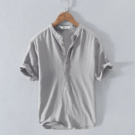 Eli™ | Men's Casual Summer Shirt Gray