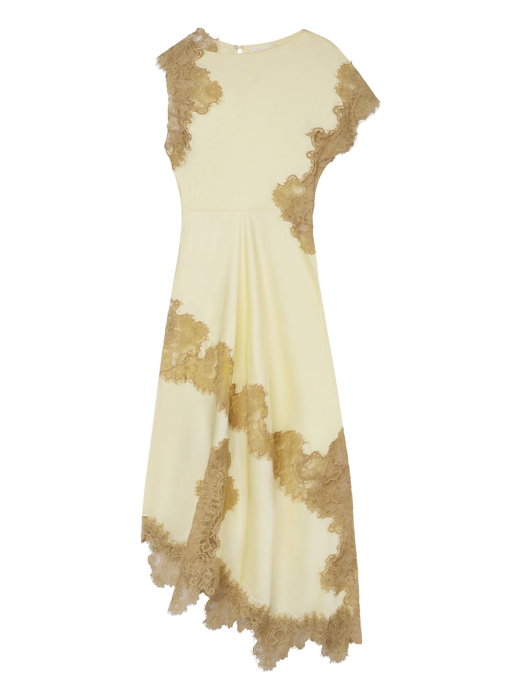 Satin and Lace Maxi Dress Dresses