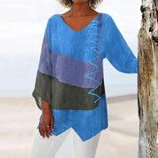 Harper - Elegant blouse Royal blue
