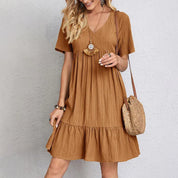 Ivy Coast Lightweight Summer Dress Khaki Dresses