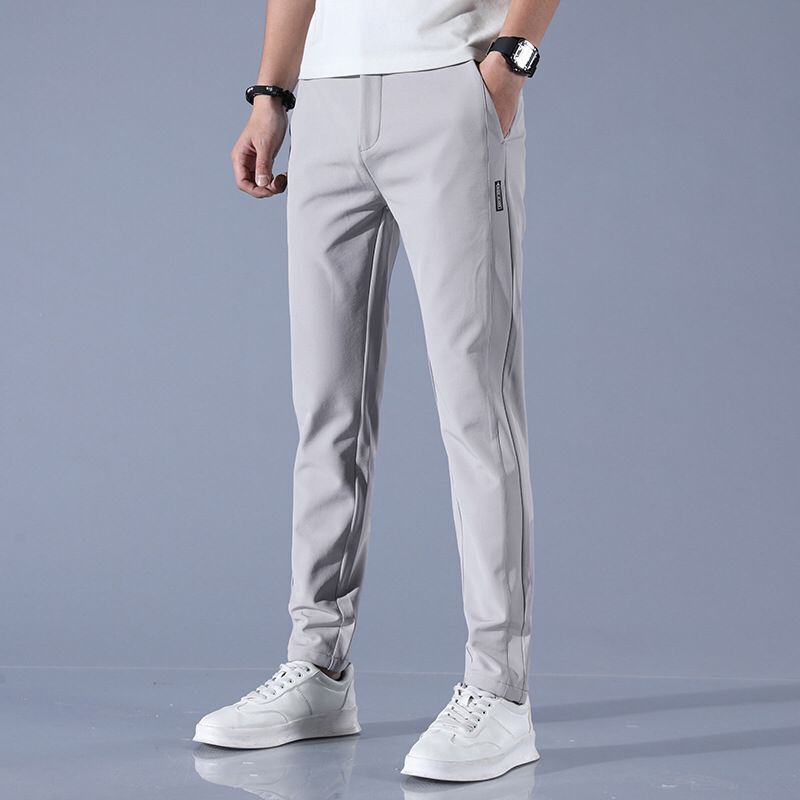 Angus | Premium Golf Trousers Light Gray Trousers