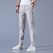 Angus | Premium Golf Trousers Light Gray Trousers