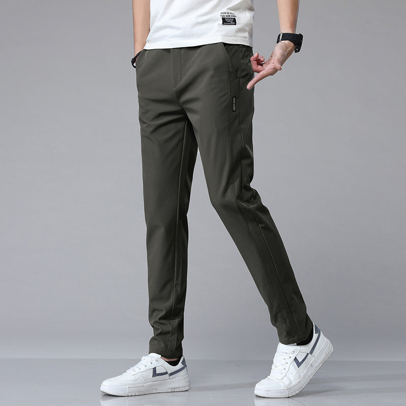 Angus | Premium Golf Trousers Army Green Trousers