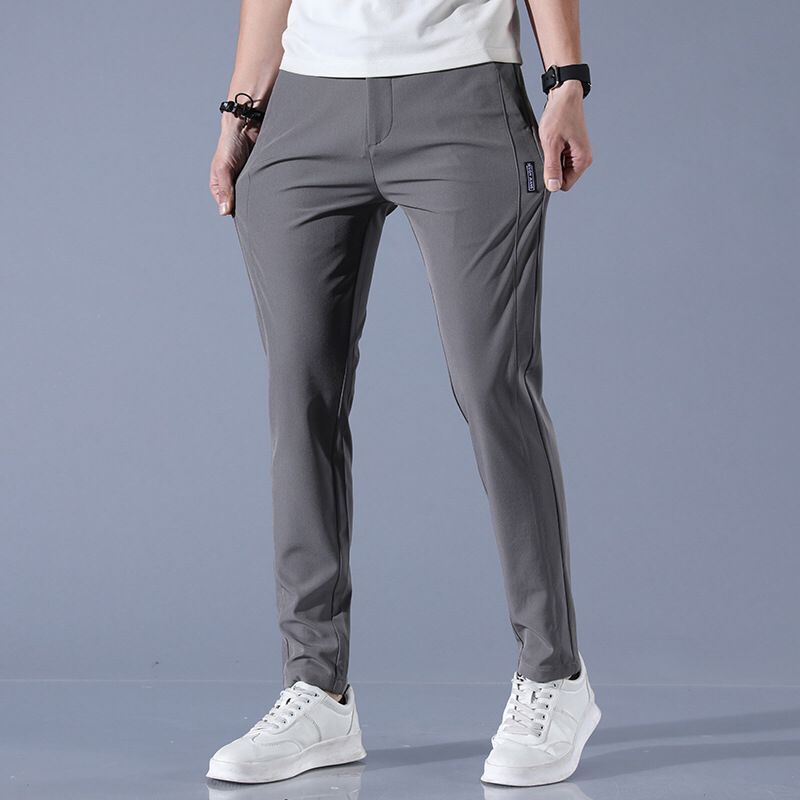 Angus | Premium Golf Trousers Dark Gray Trousers