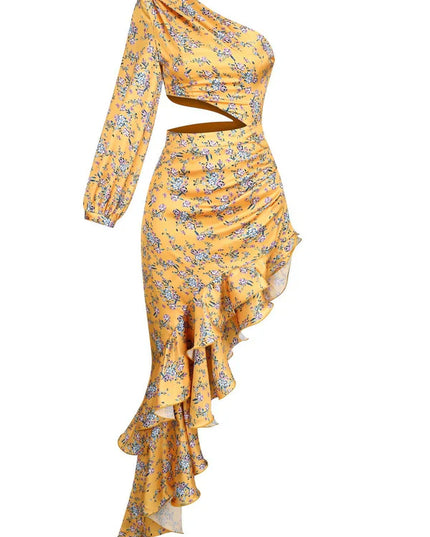 Piper™ | One Shoulder Floral Maxi Dress Dresses