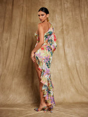 One Shoulder Floral Maxi Dress (Copy) Dresses