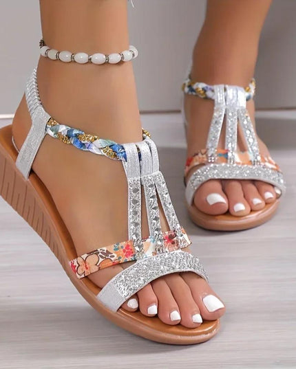 Lily - Women's Orthopedic Sandals Silver Sandals