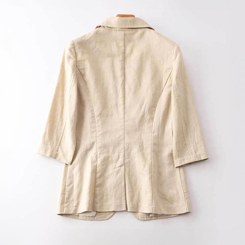 Valentina Linen Blazer Women's Coats & Jackets