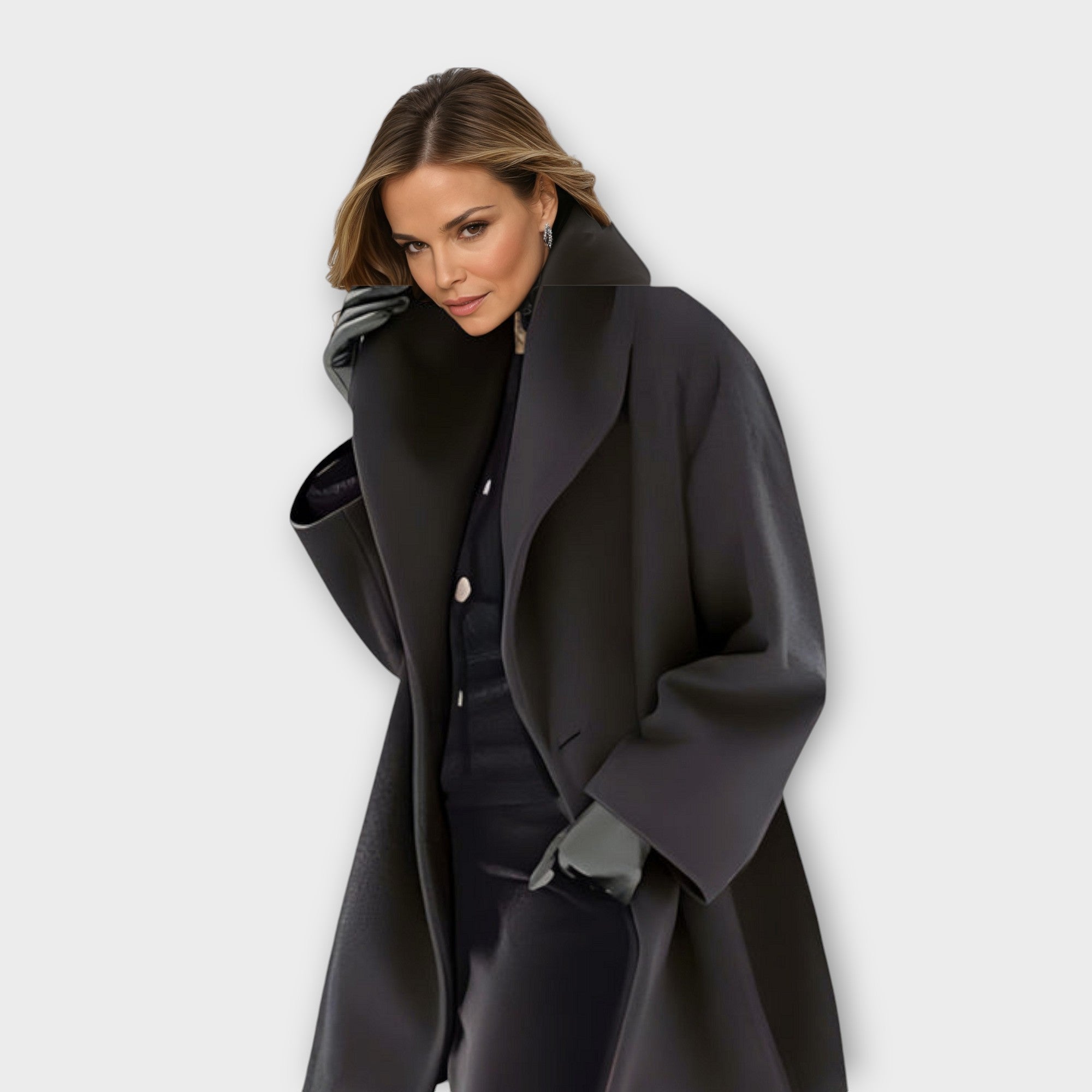 Arlette Women's Premium Everyday Coat Black Coat