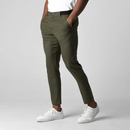 Hype Premium Stretch Chino Army Green Pants