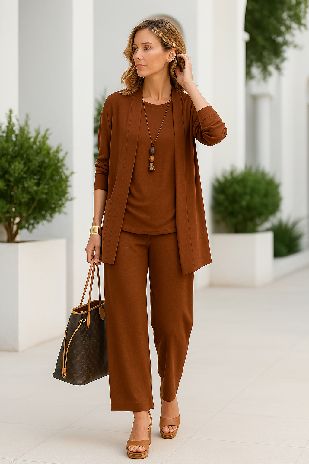 Aurora™ 3-Piece Women's Pantsuit Fire