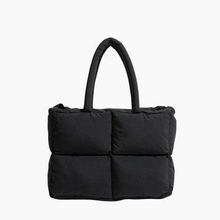 Stylish Puffer Crossbody Bag Black Handbags
