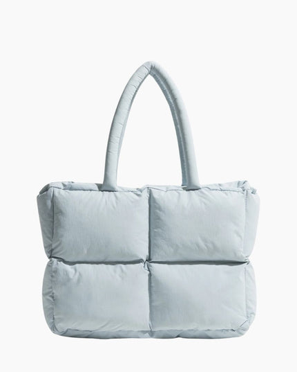 Stylish Puffer Crossbody Bag Baby Blue Handbags