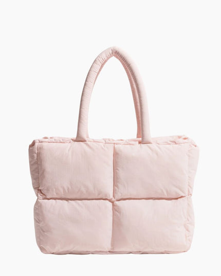 Stylish Puffer Crossbody Bag Pink Handbags