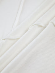 Elara | Elegant Ribbed Top With Seam Accents Women's tops