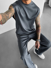 Two‑Piece Bamboo Lounge Set Men Set
