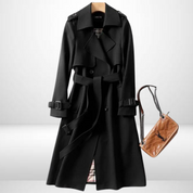 Lisa | Long ladies coat Black Coats & Jackets