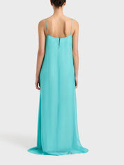 Spaghetti Straps Elegant Column Maxi Dress Dresses