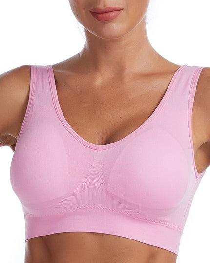 Alana Silk: The Reinvented Bra – Luxurious Comfort and Support Pink Bra