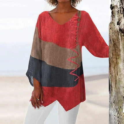 Harper™ - Elegant blouse Red
