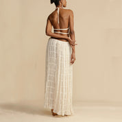 Backless Long Dress - OKOHOKO   # #