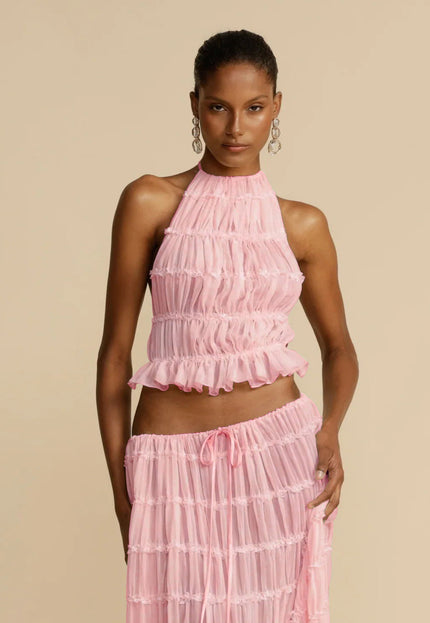Backless Long Dress - OKOHOKO   # #