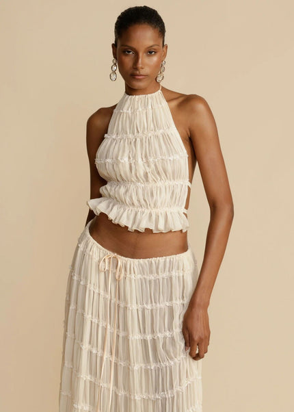 Backless Long Dress - OKOHOKO   # #