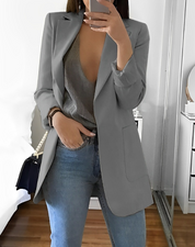 Women's Casual Open-Front Blazer Blazer