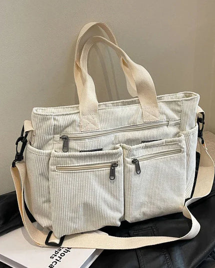 Luz™ | Urban Corduroy Tote Bag
