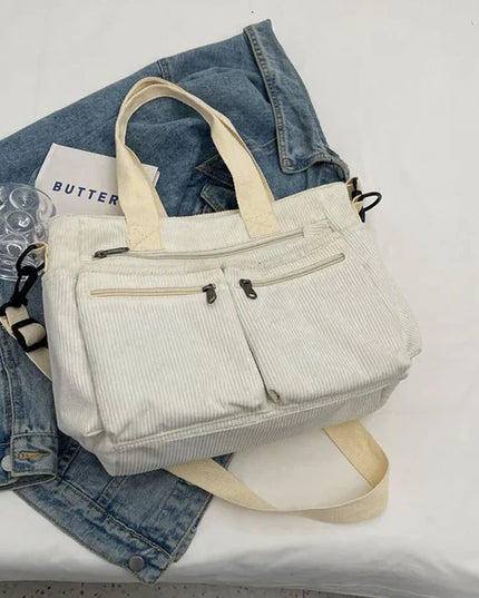Luz™ | Urban Corduroy Tote Bag