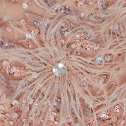 Molly | Pink Feather Bodycon Mini Dress Dresses