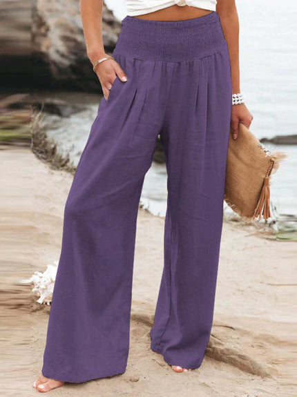 Lea Blanchet® Stylish Trousers Purple Trousers