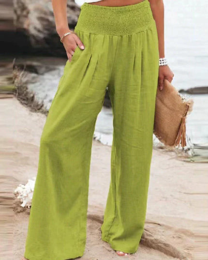 Lea Blanchet® Stylish Trousers Light Green Trousers