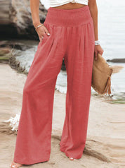 Lea Blanchet® Stylish Trousers Red Trousers