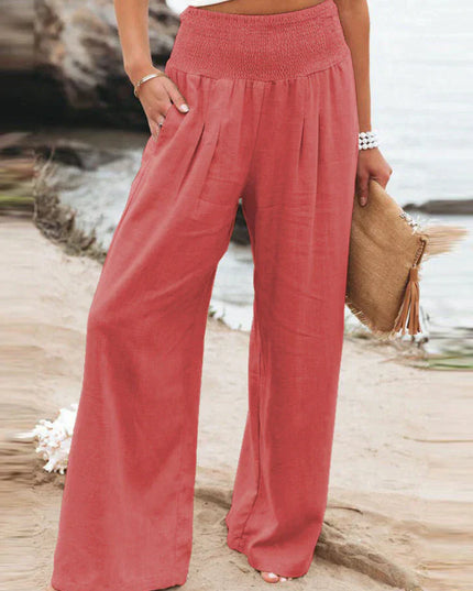 Lea Blanchet® Stylish Trousers Red Trousers