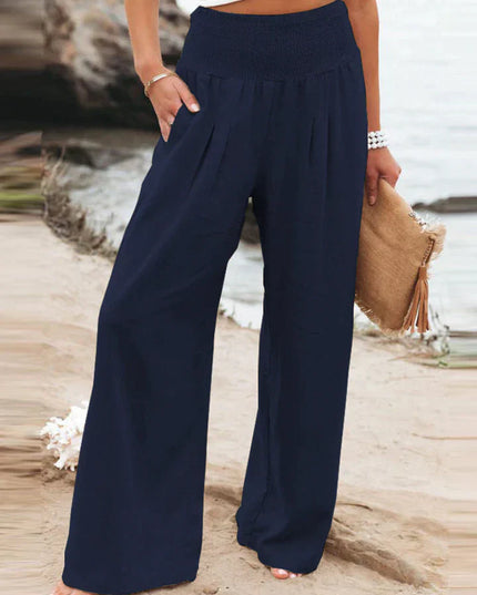 Lea Blanchet® Stylish Trousers Dark blue Trousers