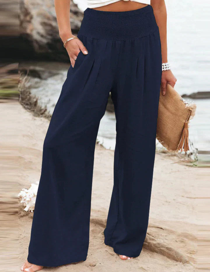 Lea Blanchet® Stylish Trousers Dark blue Trousers