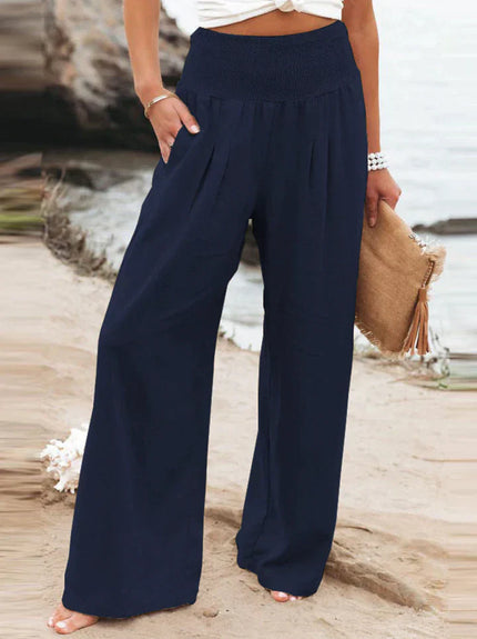 Lea Blanchet® Stylish Trousers Dark blue Trousers