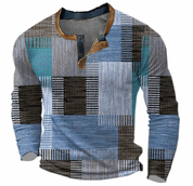 Stylish Retro Sweater Dark Blue Men's Sweaters