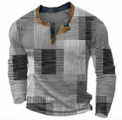 Stylish Retro Sweater Gray Men's Sweaters