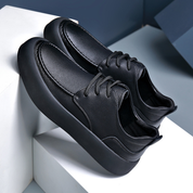 Sahara Leather Sneakers Black