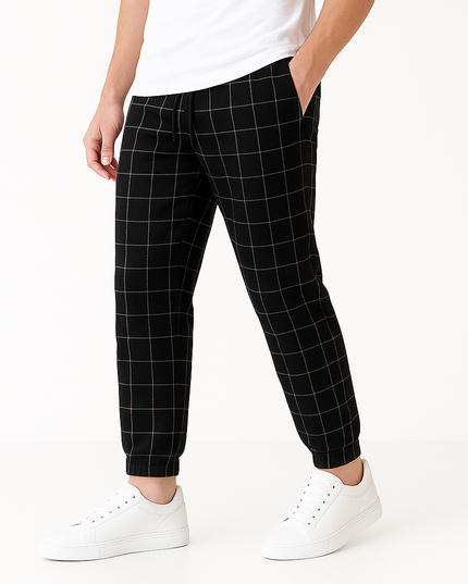Kairo Gridline Pants Black