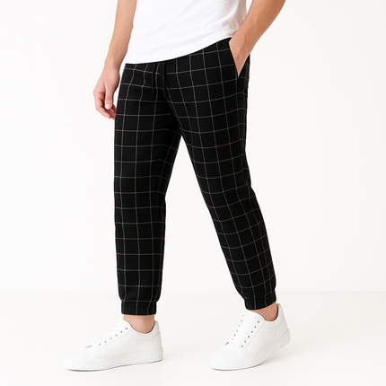 Kairo Gridline Pants Black